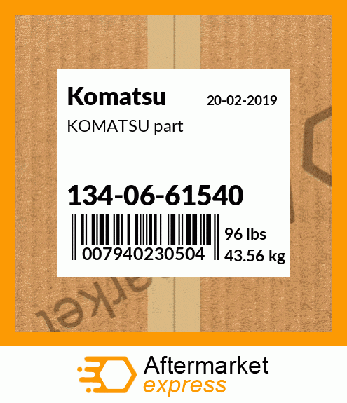 KOMATSU part 134-06-61540