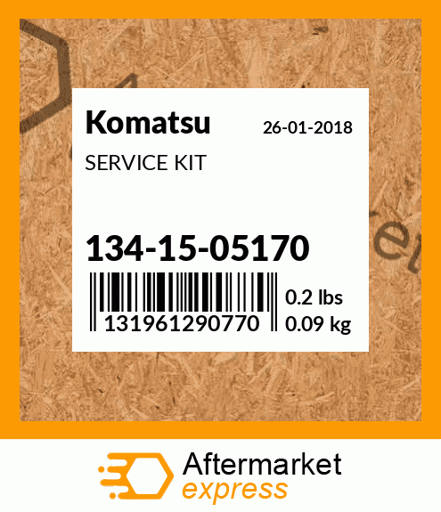 Spare part 1341505170 + SERVICE KIT