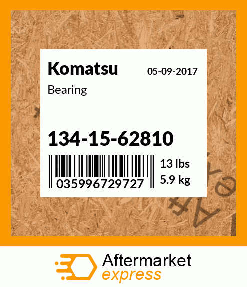 Spare part 134-15-62810 + Bearing