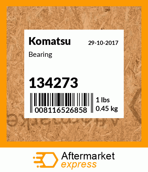 Spare part 134273 + Bearing