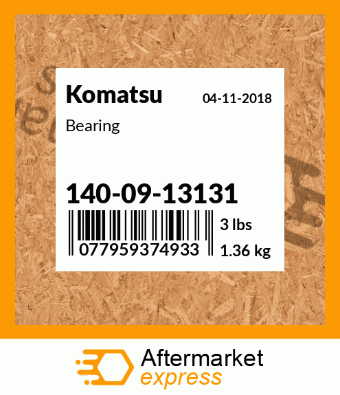 Spare part 1400913131 + Bearing