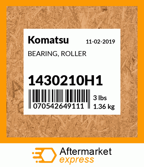 Spare part 1430210H1 + BEARING, ROLLER