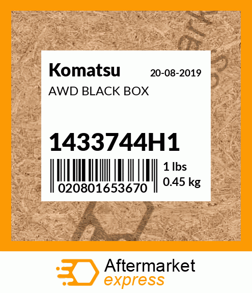 Spare part 1433744H1 + AWD BLACK BOX