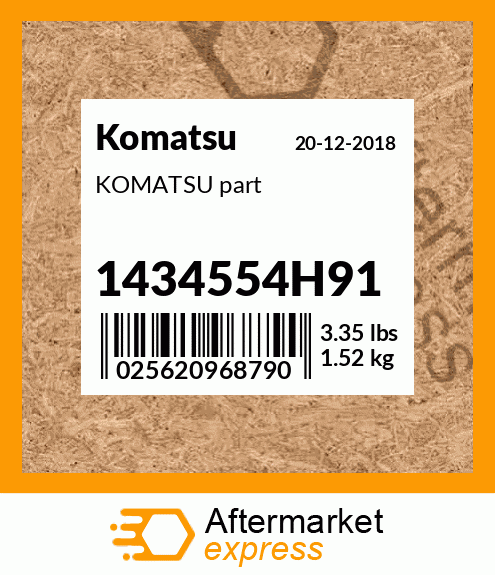 KOMATSU part 1434554H91
