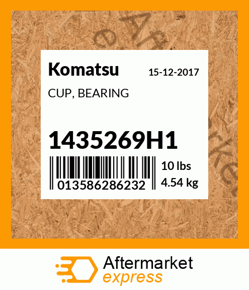 Spare part 1435269H1 + CUP, BEARING