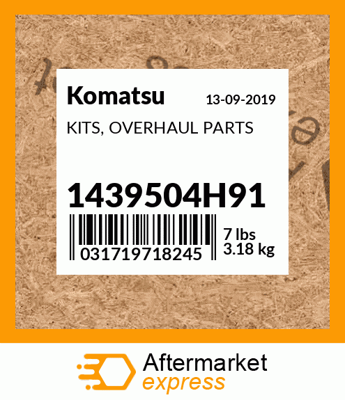 Spare part 1439504H91 + KITS, OVERHAUL PARTS