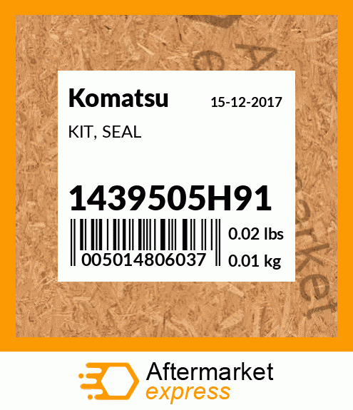 Spare part 1439505H91 + KIT, SEAL