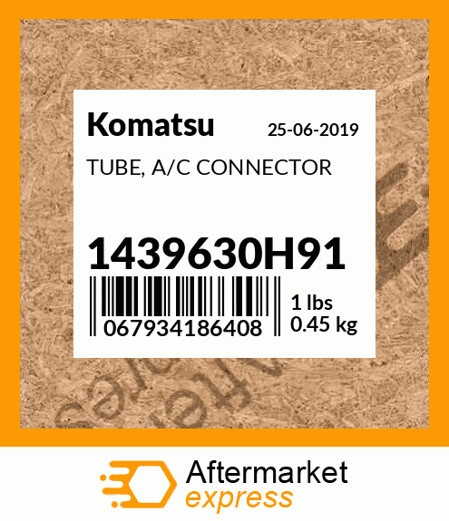 Spare part 1439630H91 + TUBE, A/C CONNECTOR