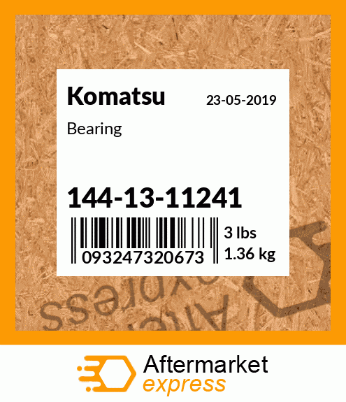 Spare part 144-13-11241 + Bearing