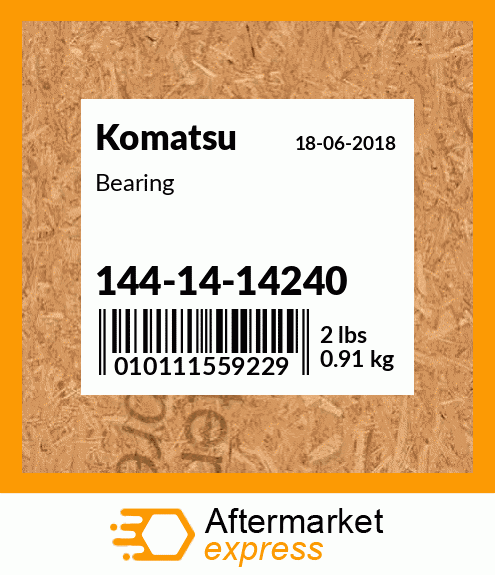 Spare part 144-14-14240 + Bearing