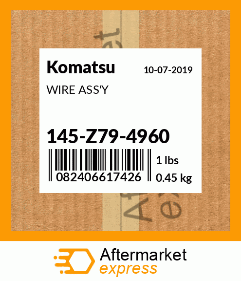 Spare part 145-Z79-4960 + WIRE ASS'Y