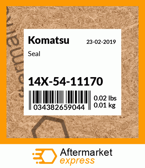 Spare part 14X-54-11170 + Seal