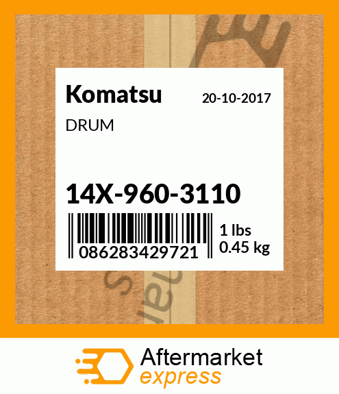 Spare part 14X-960-3110 + DRUM