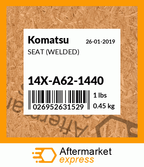 Spare part 14X-A62-1440 + SEAT (WELDED)