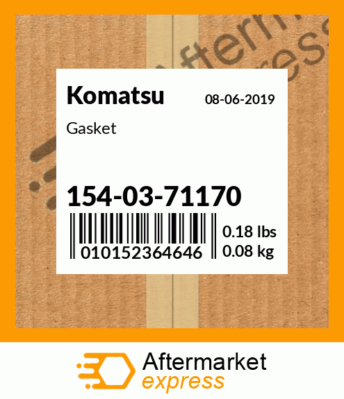 Spare part 154-03-71170 + Gasket