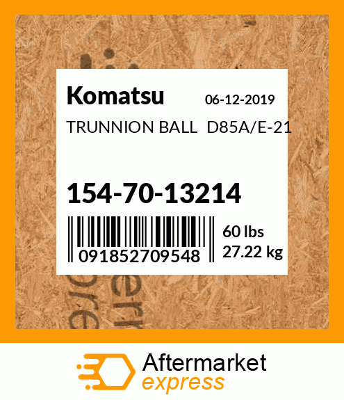 Spare part 1547013214 + TRUNNION BALL D85A/E-21