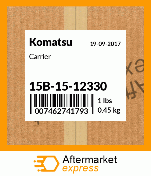 Spare part 15B-15-12330 + Carrier