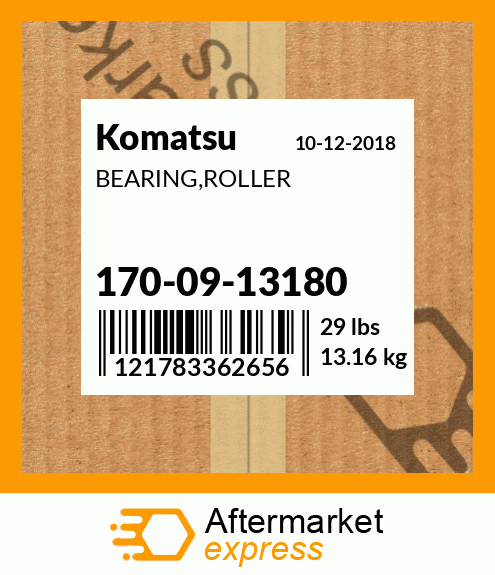 Spare part 170-09-13180 + BEARING,ROLLER