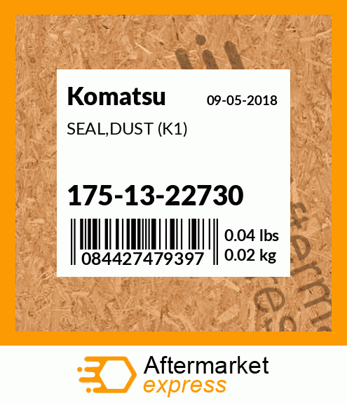 Spare part 1751322730 + SEAL,DUST (K1)