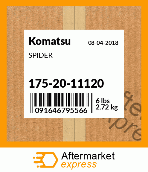 Spare part 1752011120 + SPIDER