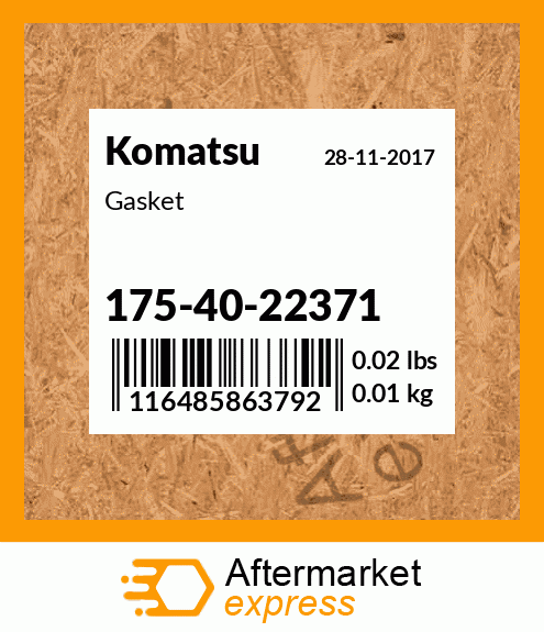 Spare part 175-40-22371 + Gasket