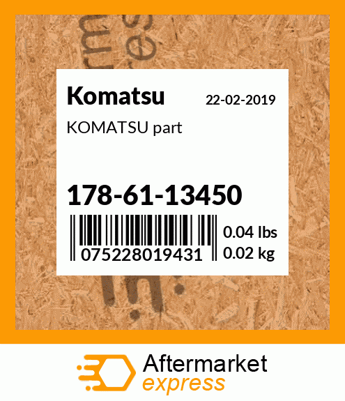 KOMATSU part