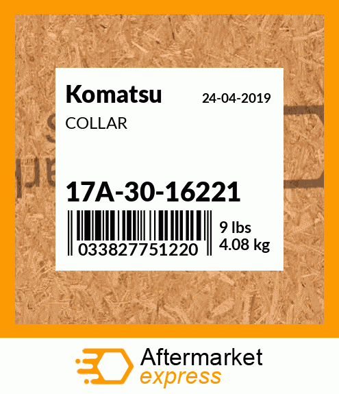 Spare part 17A-30-16221 + COLLAR