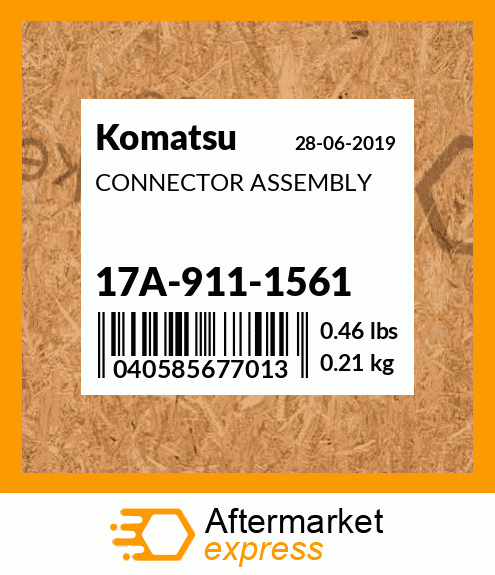 Spare part 17A-911-1561 + CONNECTOR ASSEMBLY