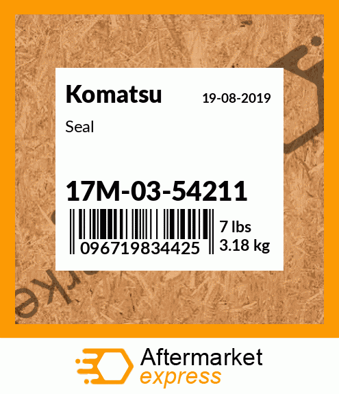 Spare part 17M-03-54211 + Seal