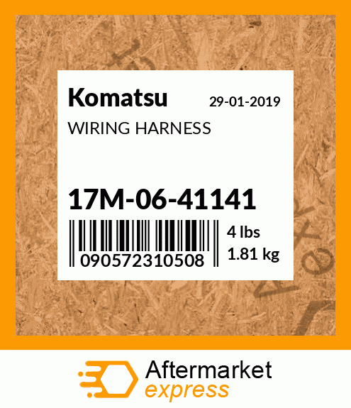 Spare part 17M-06-41141 + WIRING HARNESS