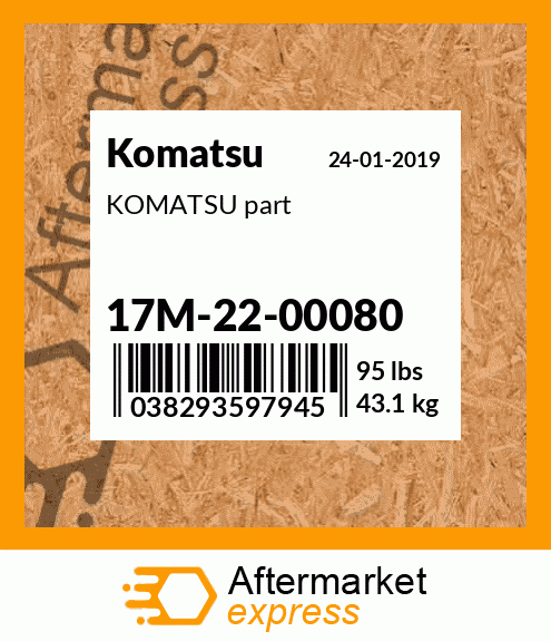 KOMATSU part