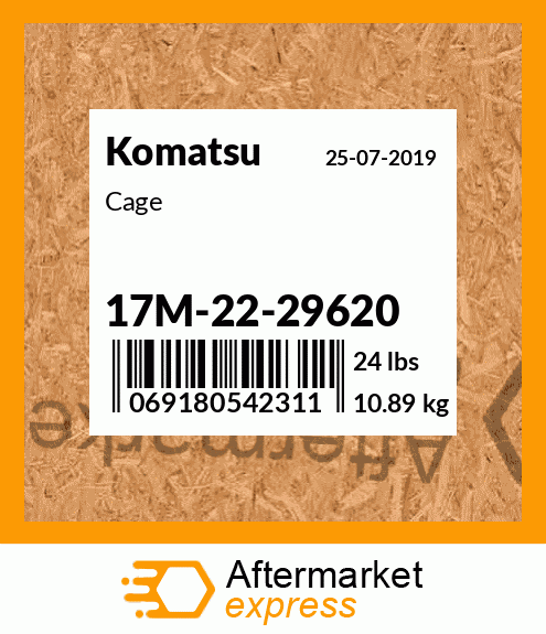 Spare part 17M-22-29620 + Cage