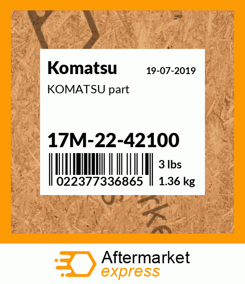 KOMATSU part