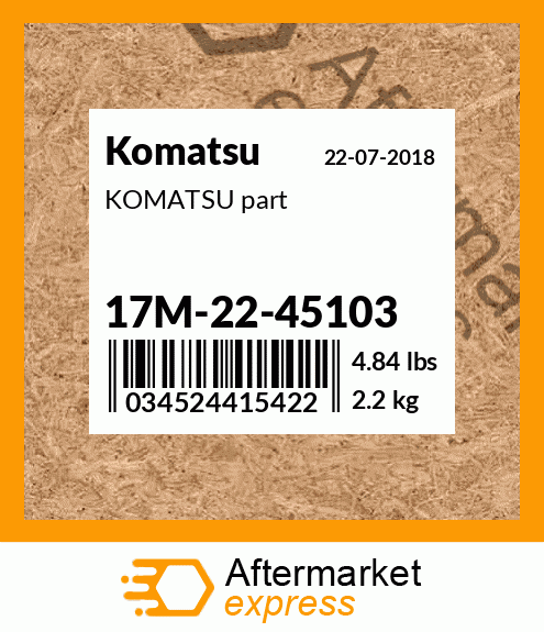 KOMATSU part