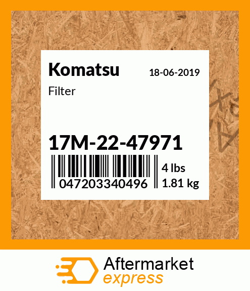 Filter 17M-22-47971