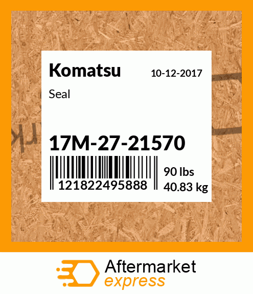 Spare part 17M-27-21570 + Seal