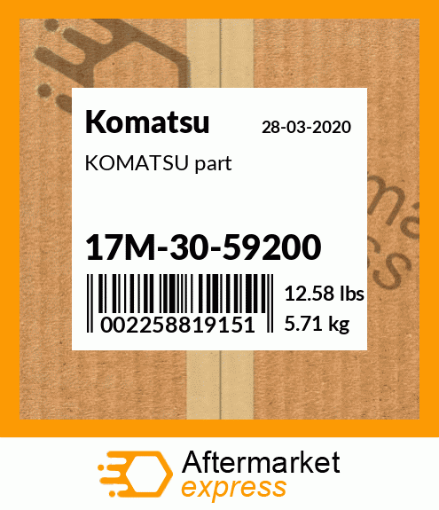 KOMATSU part