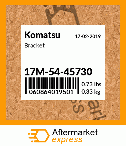 Spare part 17M-54-45730 + Bracket