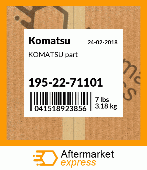 KOMATSU part