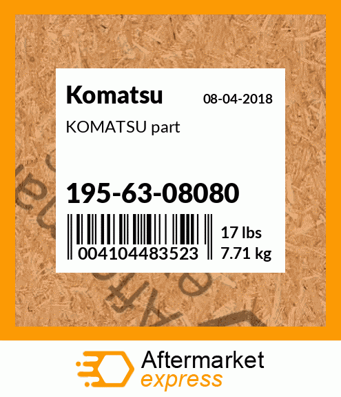 KOMATSU part