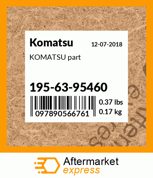 KOMATSU part