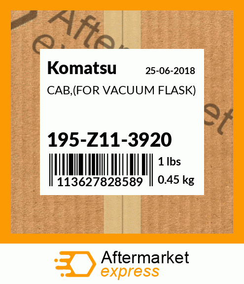 Spare part 195-Z11-3920 + CAB,(FOR VACUUM FLASK)