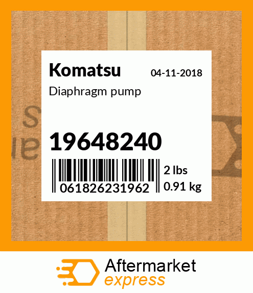 Spare part 19648240 + Diaphragm pump