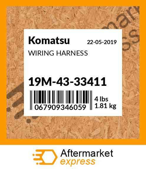 Spare part 19M-43-33411 + WIRING HARNESS