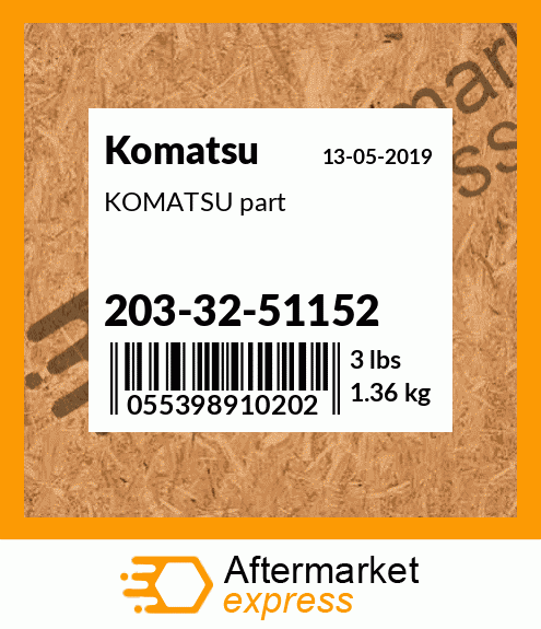 KOMATSU part