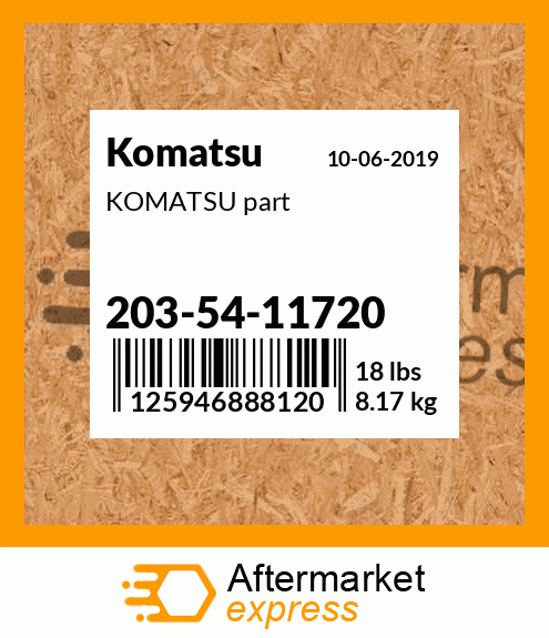 KOMATSU part