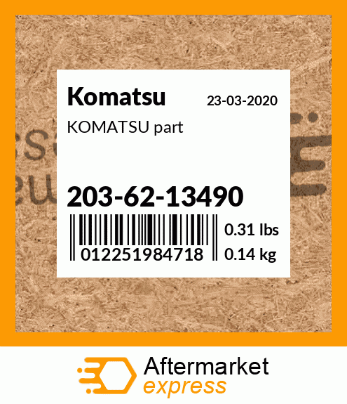 KOMATSU part