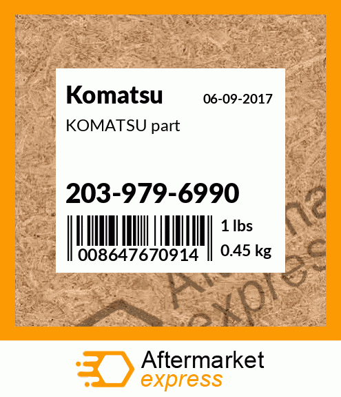 KOMATSU part