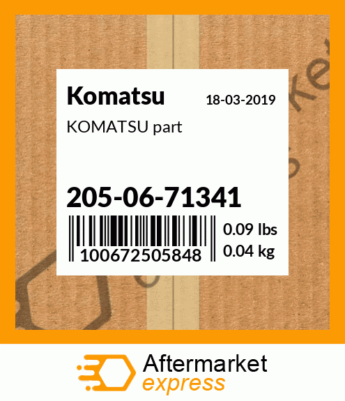 KOMATSU part