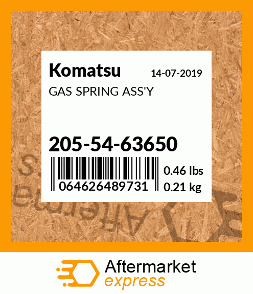 Spare part 2055463650 + GAS SPRING ASS'Y